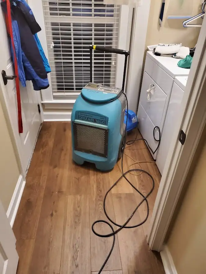 Commercial dehumidifier deployed for Flood Damage Cleanup in Fergus Falls